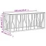 Mesa de centro de acero inoxidable y vidrio dorada 110x45x45 cm de vidaXL, Mesas de centro - Ref: Foro24-350052, Precio: 204,...