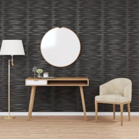 Paneles de pared 24 uds XPS piedra negro 50x50 cm 6 m² de vidaXL, Recubrimiento de paredes - Ref: Foro24-356941, Precio: 67,2...