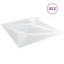 Paneles de pared 12 uds XPS estrella blanco 50x50 cm 3 m² by vidaXL, Wall covering - Ref: Foro24-356931, Price: 38,93 €, Disc...