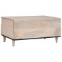 Mesa de Café con cajón 80 x 54 x 40 cm Madera maciza de Acacia en Mesas de centro | Comprar online en Foru.es