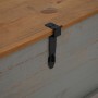 Baúl de almacenamiento HALDEN gris 91x48x47 cm madera maciza en Baúles de almacenamiento | Comprar online en Foru.es