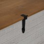 Baúl de almacenamiento HALDEN blanco 91x91x47 cm madera maciza en Baúles de almacenamiento | Comprar online en Foru.es