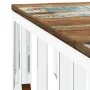 Mesa de centro acero inoxidable y madera reciclada plateada de vidaXL, Mesas de centro - Ref: Foro24-350064, Precio: 103,36 €...