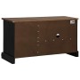 Mueble de TV HALDEN con puerta corredera negro 110x40x60 cm en Muebles TV | Comprar online en Foru.es