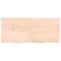 Estante de pared madera maciza roble sin tratar 140x60x(2-6) cm de vidaXL, Estantes y estanterías - Ref: Foro24-363587, Preci...