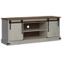 Mueble de TV HALDEN 2 puerta correderas blanco 150x40x60 cm en Muebles TV | Comprar online en Foru.es