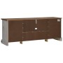 Mueble de TV HALDEN 2 puerta correderas blanco 150x40x60 cm en Muebles TV | Comprar online en Foru.es