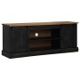 Mueble de TV HALDEN 2 puerta correderas negro 150x40x60 cm en Muebles TV | Comprar online en Foru.es