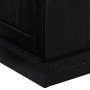 Mueble de TV HALDEN 2 puerta correderas negro 150x40x60 cm en Muebles TV | Comprar online en Foru.es