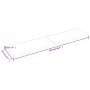 Estante de pared madera maciza roble sin tratar 220x50x(2-4) cm de vidaXL, Estantes y estanterías - Ref: Foro24-363616, Preci...