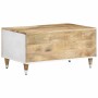 Mesa de centro de madera maciza de mango 80x50x40 cm en Mesas de centro | Comprar online en Foru.es