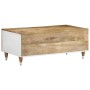 Mesa de centro de madera maciza mango 100x54x40 cm en Mesas de centro | Comprar online en Foru.es
