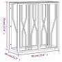 Goldener Konsolentisch aus Edelstahl und Glas, 70 x 30 x 70 cm von vidaXL, Seitentische - Ref: Foro24-350036, Preis: 157,47 €...