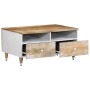 Mesa de centro de madera maciza mango 80x54x40 cm en Mesas de centro | Comprar online en Foru.es