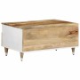 Mesa de centro de madera maciza mango 80x54x40 cm en Mesas de centro | Comprar online en Foru.es