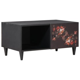 Mesa de Café Multicolor 80 x 50 x 40 cm Madera de mango maciza en Mesas de centro | Comprar online en Foru.es