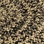 Alfombra hecha a mano de yute marrón y negro 210 cm de vidaXL, Alfombras - Ref: Foro24-343621, Precio: 131,22 €, Descuento: %