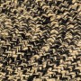 Alfombra hecha a mano de yute marrón y negro 210 cm de vidaXL, Alfombras - Ref: Foro24-343621, Precio: 128,22 €, Descuento: %