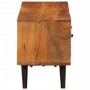 Mueble de TV con puertas metal madera maciza acacia 112x30x40cm de vidaXL, Muebles TV - Ref: Foro24-354985, Precio: 184,49 €,...