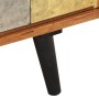 Mueble de TV con puertas metal madera maciza acacia 112x30x40cm de vidaXL, Muebles TV - Ref: Foro24-354985, Precio: 184,49 €,...