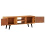Mueble de TV con puertas metal madera maciza acacia 112x30x40cm de vidaXL, Muebles TV - Ref: Foro24-354985, Precio: 184,49 €,...