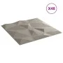 Wandpaneele 48 Stück XPS diamantgrauer Beton 50x50cm 12 m² von vidaXL, Wandverkleidung - Ref: Foro24-356928, Preis: 113,81 €,...