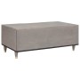 Mesa de Café Gris 100 x 54 x 40 cm Madera de mango maciza en Mesas de centro | Comprar online en Foru.es