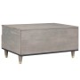 Mesa de Café Gris 80 x 54 x 40 cm Madera de mango maciza en Mesas de centro | Comprar online en Foru.es