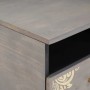 Mesa de Café Gris 80 x 54 x 40 cm Madera de mango maciza en Mesas de centro | Comprar online en Foru.es