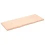 Estante de pared madera maciza roble sin tratar 160x60x(2-6) cm de vidaXL, Estantes y estanterías - Ref: Foro24-363595, Preci...