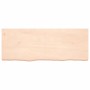 Estante de pared madera maciza roble sin tratar 160x60x(2-6) cm de vidaXL, Estantes y estanterías - Ref: Foro24-363595, Preci...