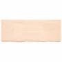 Estante de pared madera maciza roble sin tratar 160x60x(2-6) cm de vidaXL, Estantes y estanterías - Ref: Foro24-363595, Preci...