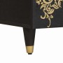 Mesa de Café Negro 100 x 54 x 40 cm Madera de mango maciza en Mesas de centro | Comprar online en Foru.es