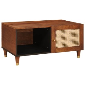 Mesa de Café 80 x 50 x 40 cm Madera de mango maciza en Mesas de centro | Comprar online en Foru.es