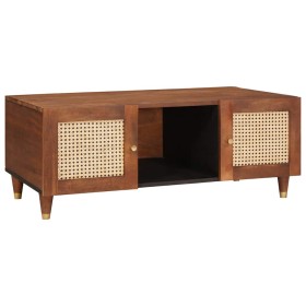 Mesa de Café 100 x 54 x 40 cm Madera de mango maciza en Mesas de centro | Comprar online en Foru.es