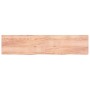 Estante pared madera roble tratada marrón claro 220x50x(2-6) cm de vidaXL, Estantes y estanterías - Ref: Foro24-363737, Preci...
