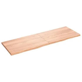 Estante pared madera roble tratada marrón claro 180x60x(2-4) cm de vidaXL, Estantes y estanterías - Ref: Foro24-363722, Preci...