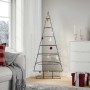 Árbol de Navidad para decoración metal negro 150 cm en Decoración Festiva y Estacional | Comprar online en Foru.es