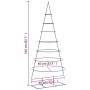 Árbol de Navidad para decoración metal negro 210 cm en Decoración Festiva y Estacional | Comprar online en Foru.es