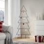 Árbol de Navidad para decoración metal negro 150 cm en Decoración Festiva y Estacional | Comprar online en Foru.es