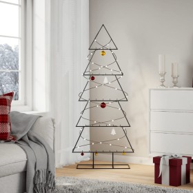 Árbol de Navidad para decoración metal negro 150 cm en Decoración Festiva y Estacional | Comprar online en Foru.es