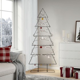 Árbol de Navidad para decoración metal negro 180 cm en Decoración Festiva y Estacional | Comprar online en Foru.es