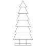 Árbol de Navidad para decoración metal negro 180 cm en Decoración Festiva y Estacional | Comprar online en Foru.es