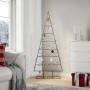Árbol de Navidad para decoración metal negro 150 cm en Decoración Festiva y Estacional | Comprar online en Foru.es