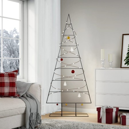 Árbol de Navidad para decoración metal negro 180 cm en Decoración Festiva y Estacional | Comprar online en Foru.es