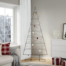 Árbol de Navidad para decoración metal negro 210 cm en Decoración Festiva y Estacional | Comprar online en Foru.es