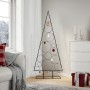 Árbol de Navidad para decoración metal negro 150 cm en Decoración Festiva y Estacional | Comprar online en Foru.es