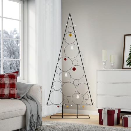 Árbol de Navidad para decoración metal negro 180 cm en Decoración Festiva y Estacional | Comprar online en Foru.es