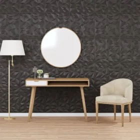 Paneles de pared 12 uds XPS amatista negro 50x50 cm 3 m² by vidaXL, Wall covering - Ref: Foro24-356946, Price: 50,07 €, Disco...