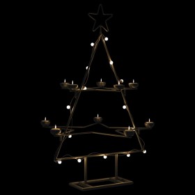 Árbol de Navidad para decoración metal negro 75 cm en Decoración Festiva y Estacional | Comprar online en Foru.es